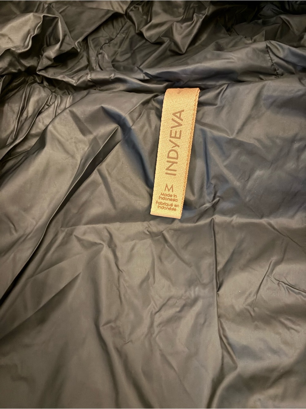 Women's Black Down Ski Jacket with High Hood - Picture 7 of 15